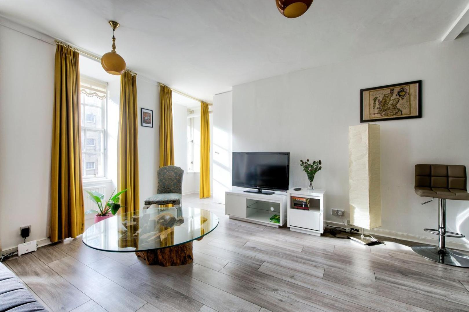 Guestready - Bright & Airy 1Br Flat In Center Lägenhet Edinburg Exteriör bild