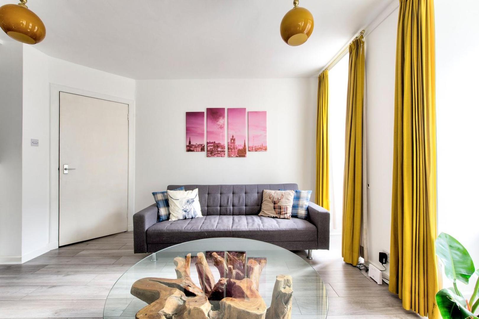 Guestready - Bright & Airy 1Br Flat In Center Lägenhet Edinburg Exteriör bild
